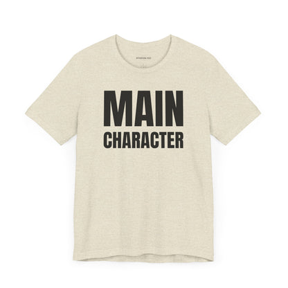 Main Character - Unisex Jersey Short Sleeve T-shirt