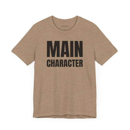 Main Character - Unisex Jersey Short Sleeve T-shirt