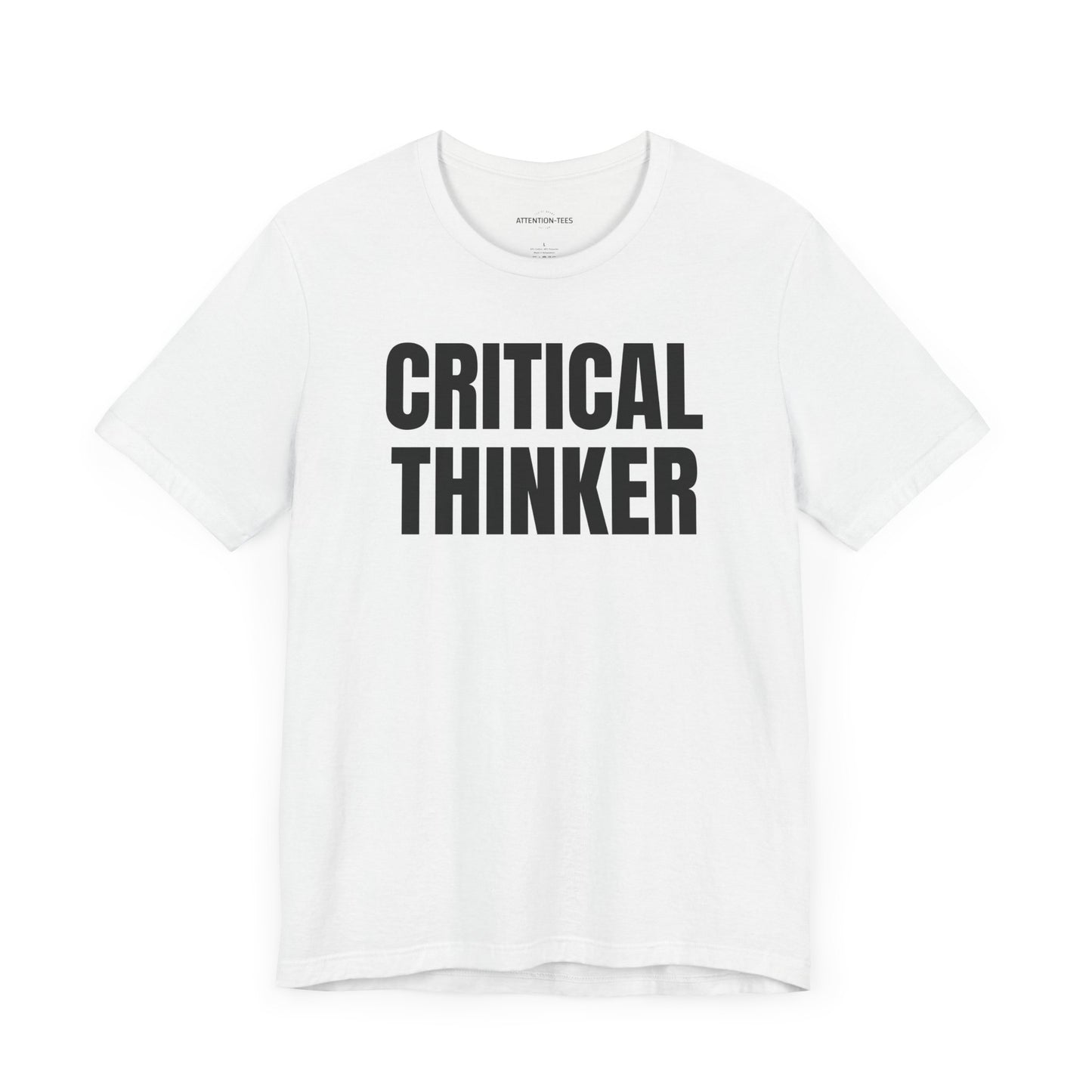 Critical thinker - Unisex Jersey Short Sleeve T-shirt