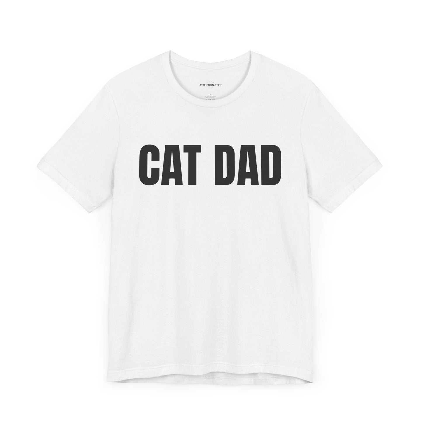 Cat Dad - Unisex Jersey Short Sleeve T-shirt