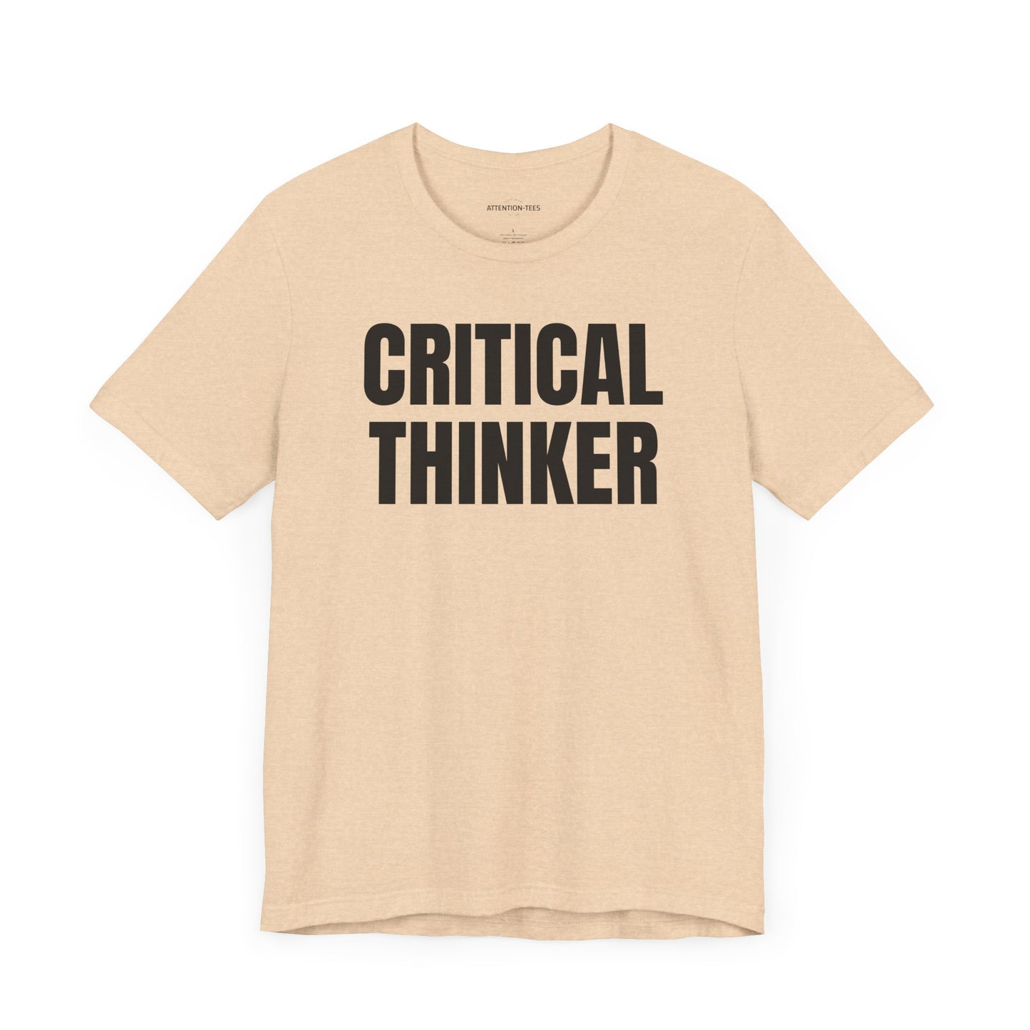 Critical thinker - Unisex Jersey Short Sleeve T-shirt