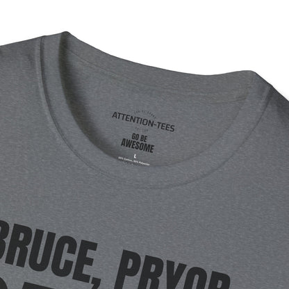 Carlin & Comedy Legends T-Shirt — Bruce, Pryor, Hicks, Gervais, Burr
