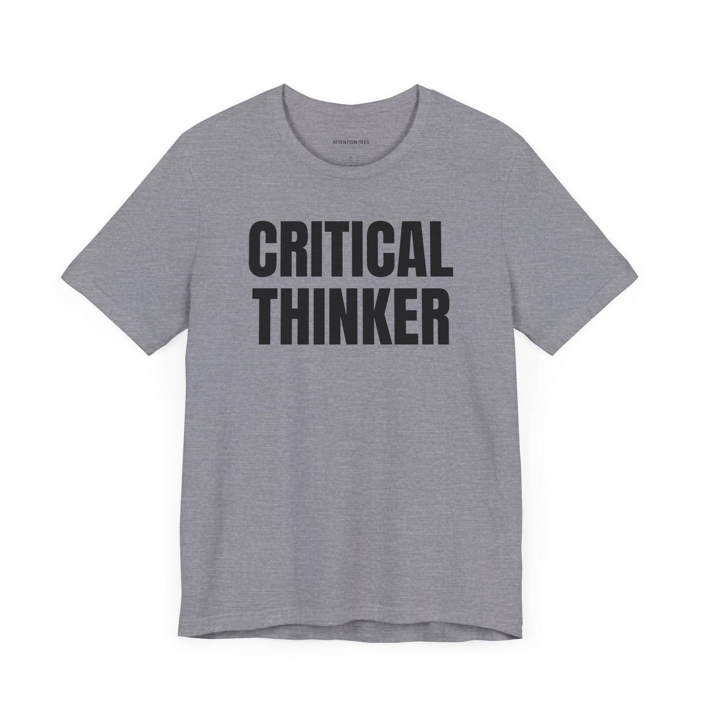 Critical thinker - Unisex Jersey Short Sleeve T-shirt