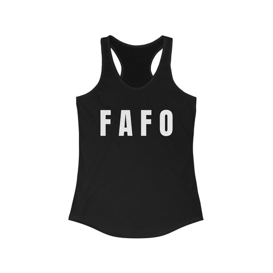 FAFO - Women's Ideal Racerback Tank
