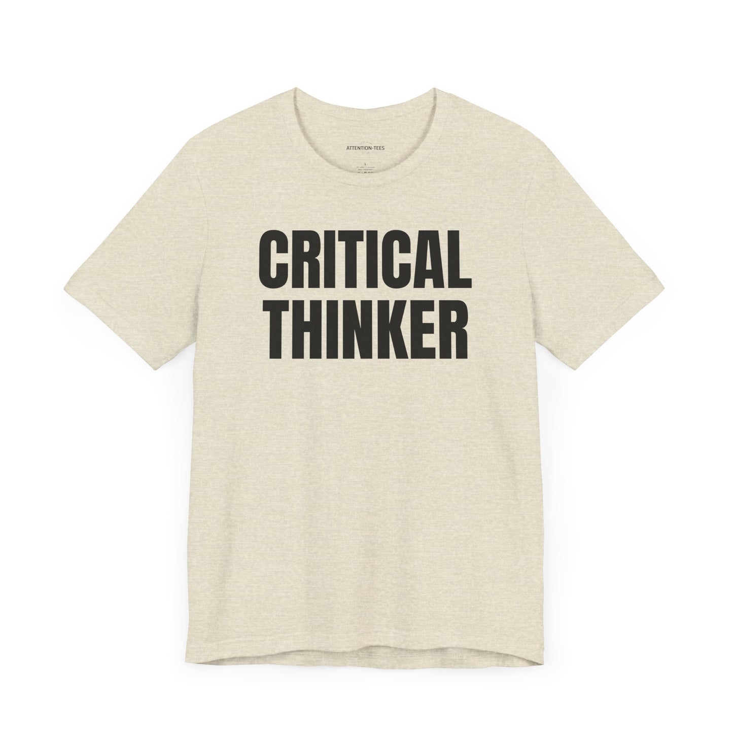 Critical thinker - Unisex Jersey Short Sleeve T-shirt