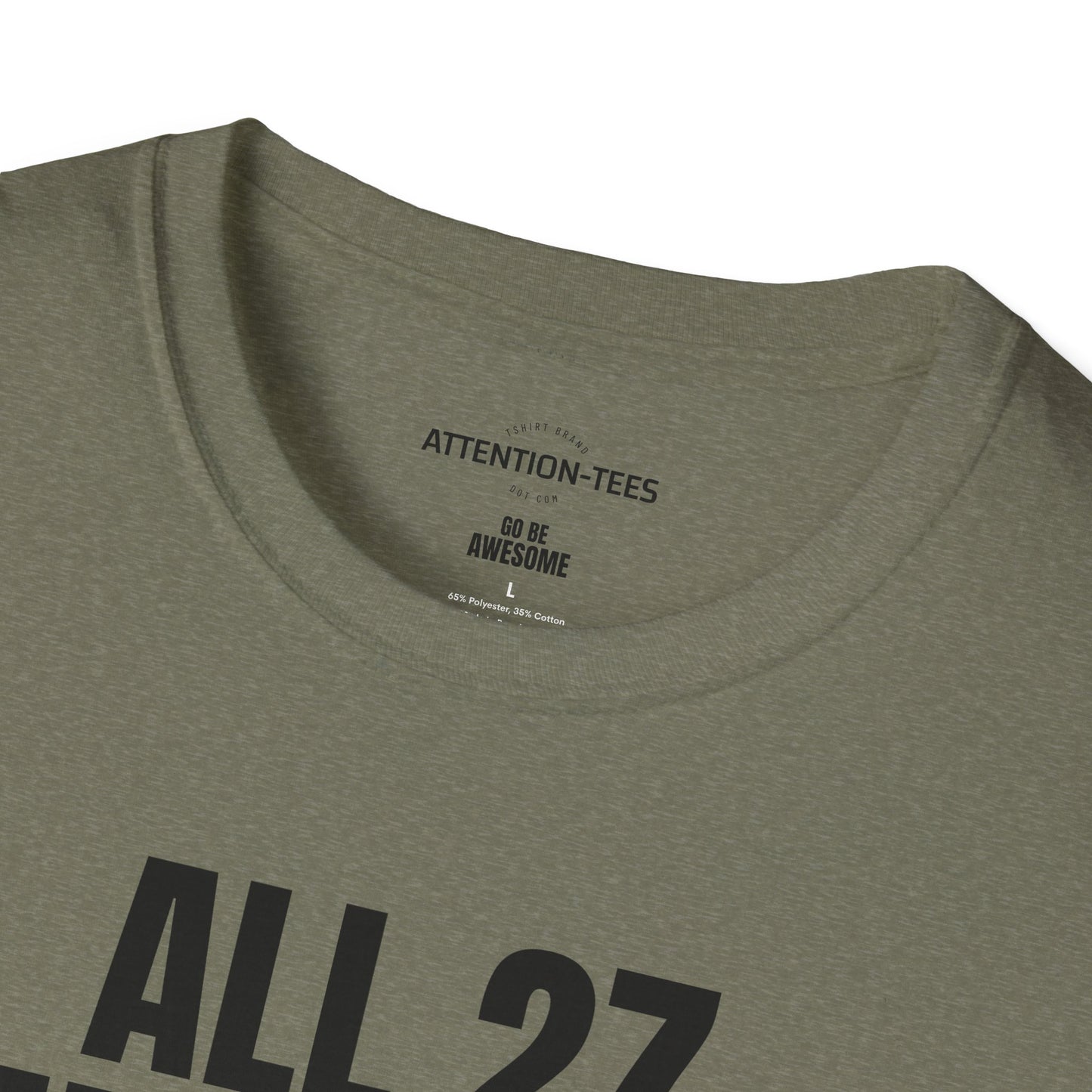 All 27 Amendments Matter T-Shirt — Constitutional Rights Tee