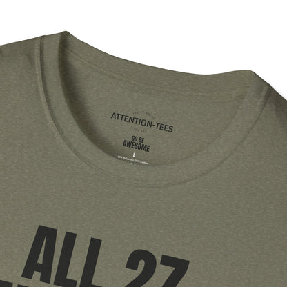 All 27 Amendments Matter T-Shirt — Constitutional Rights Tee