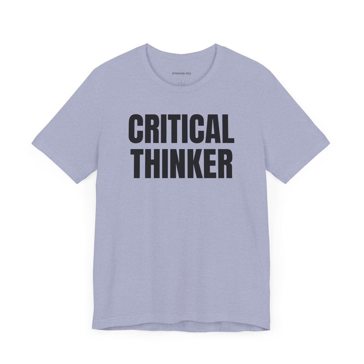 Critical thinker - Unisex Jersey Short Sleeve T-shirt