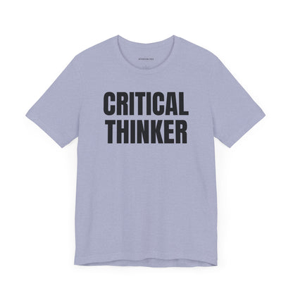 Critical thinker - Unisex Jersey Short Sleeve T-shirt